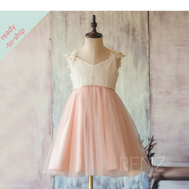 A-Line Flower Girl  Dress 