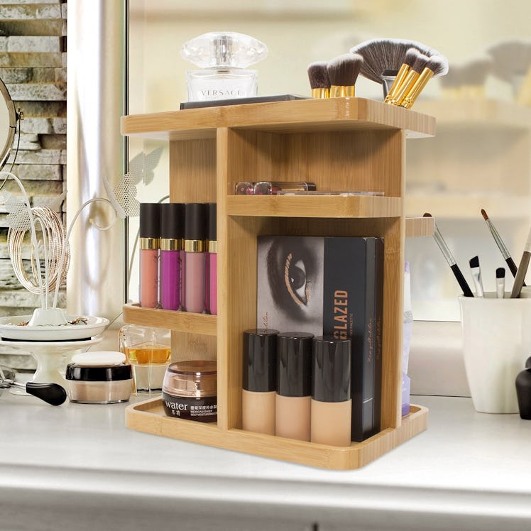 Sorbus Bamboo Cosmetic Organizer