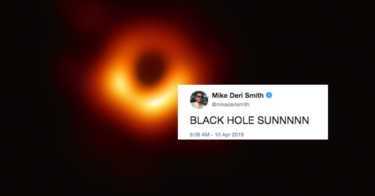 memes about the first black hole photo