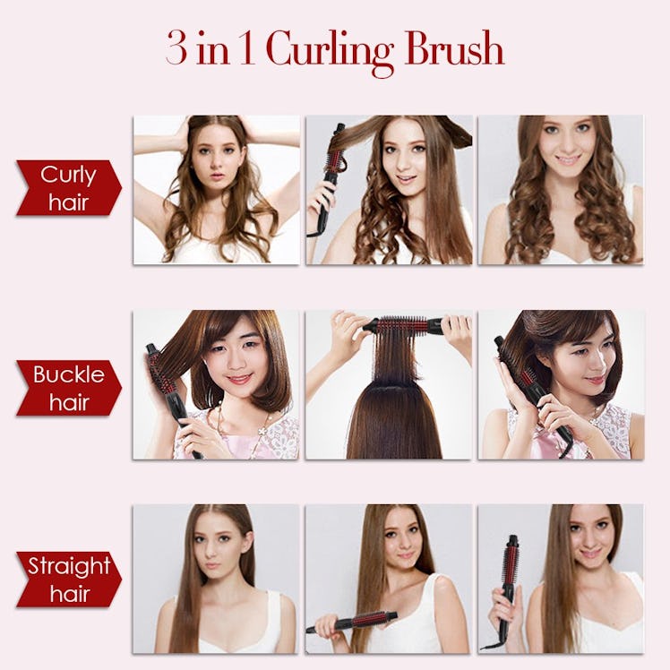 SwanMyst Curling Iron Brush