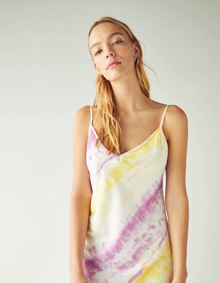 Tie-Dye Print Cami Dress