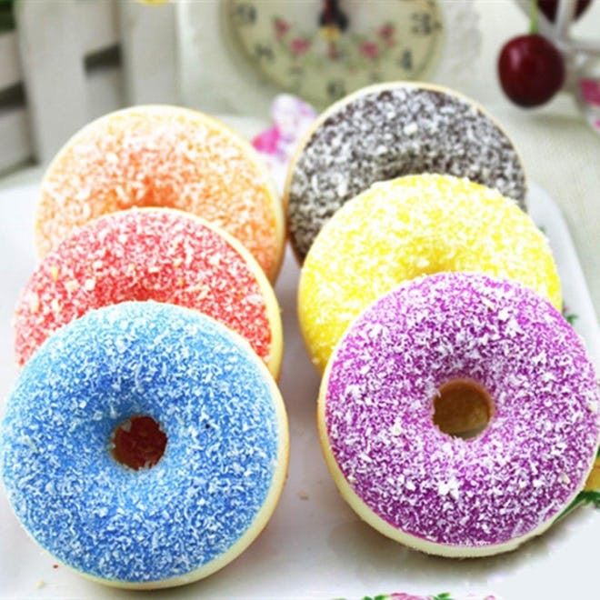 Colourful Scented Doughnut Stress Toys