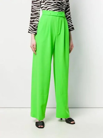 High-Waisted Wide Leg Trousers