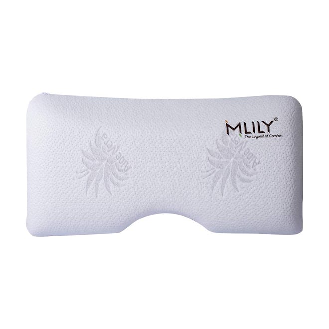 MLILY Serenity Memory Foam Pillow with Removable and Washable Aloe Vera Infused Cover