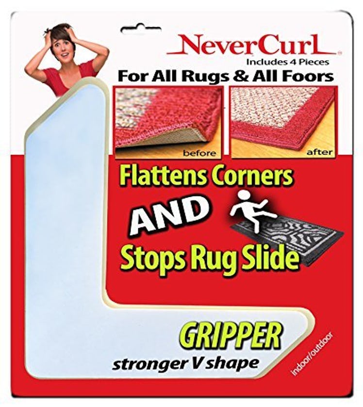 StepNGrip NeverCurl Rug Gripper (4 Pieces)