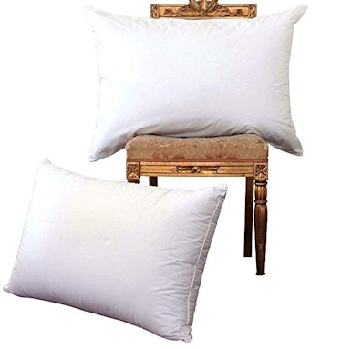 NP Luxury White Goose Down Bed Pillows (Set of 2)