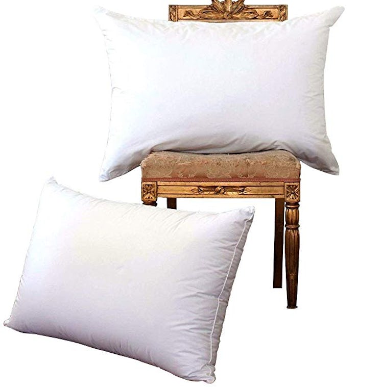 NP Luxury White Goose Down Bed Pillows (Set of 2)