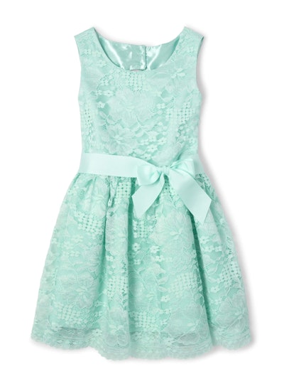 The Children's Place  Lace Fit and Flare Easter Dress