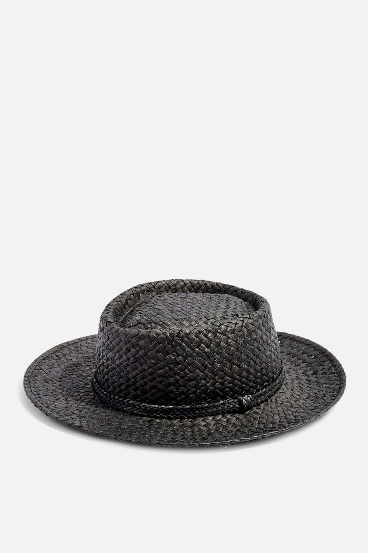 Straw Flat Top Hat