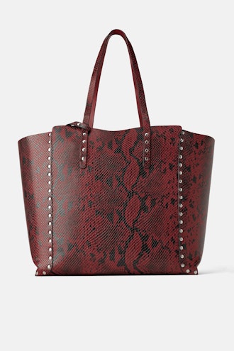Studded Reversible Shopper Bag