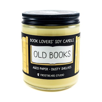 Old Books Book Lovers' Soy Candle