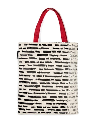 Out of Print Banned Book Tote Bag