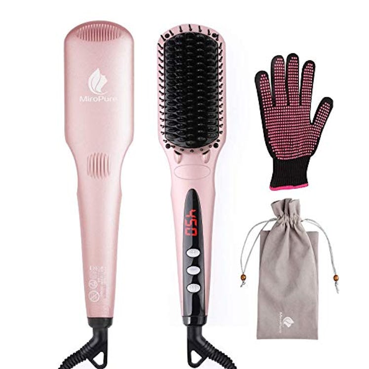 Enhanced Hair Straightener Brush