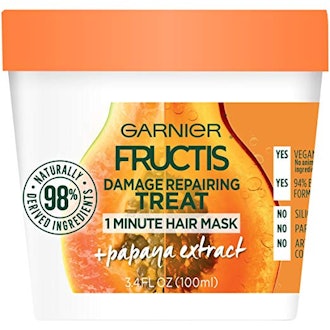 Garnier Fructis Damage Repairing 1-Minute Hair Mask, 3.4 Ounces