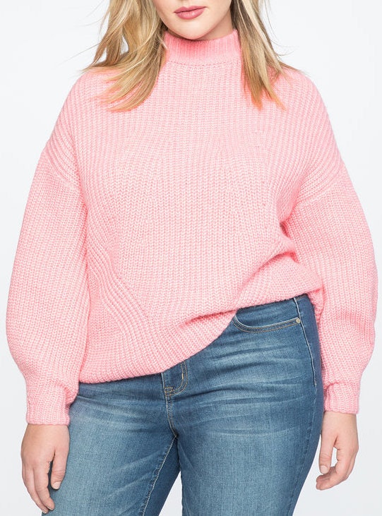 Reese Pink Oversized Sweater