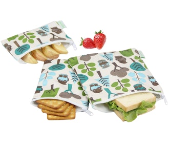 Wegreeco Reusable Sandwich & Snack Bags, Set of 3