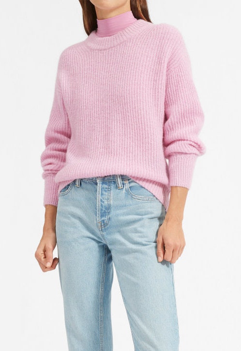 Reese Pink Oversized Sweater