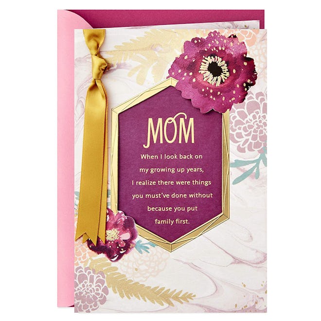 Mother's Day Card (You Put Family First)