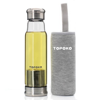 TOPOKO Glass Tea Infuser Mug