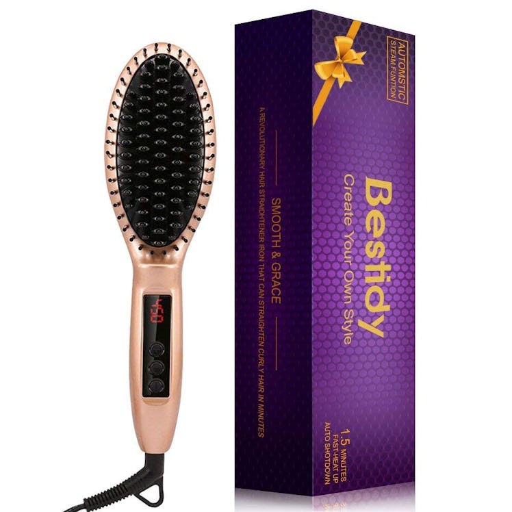 Bestidy Hair Straightener Brush 