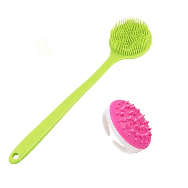 Cinlitek Silicone Body Brush Duo