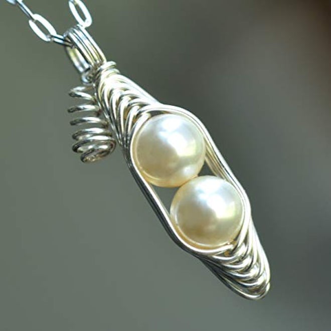 Swarovski Pearl Peapod Necklace