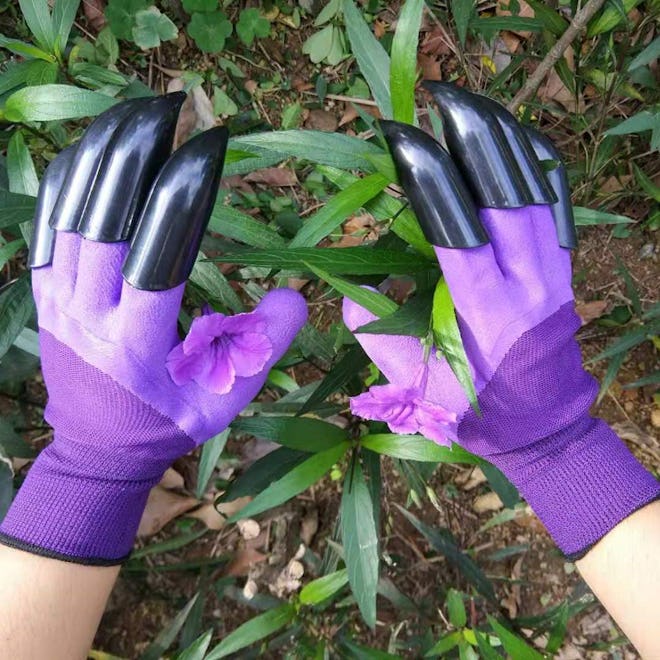 Garden Genie Waterproof Garden Gloves with Claw For Digging