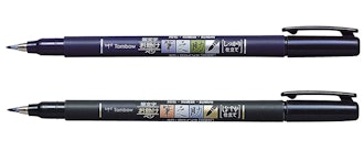 Tombow Fudenosuke Brush Pen (2-Pack)