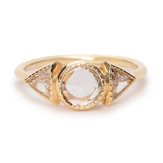 Diamond Spear Engagement Ring