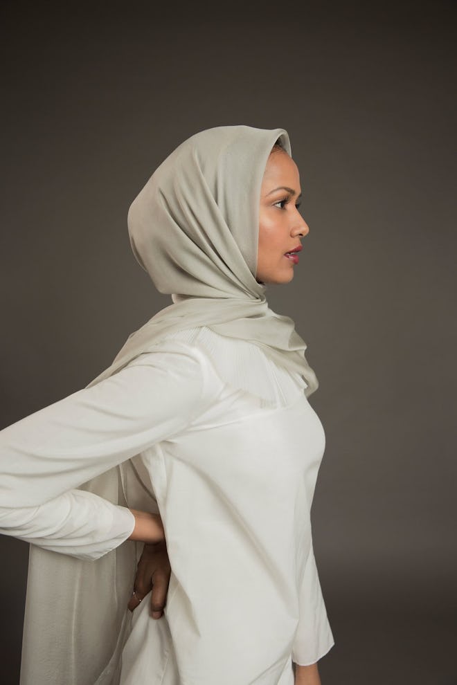 Silver Essential Silk Hijab