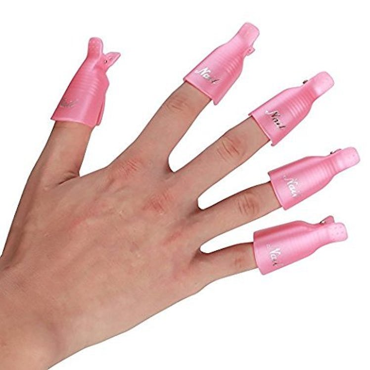 Gogoonly Reusable Acrylic Nail Art Soak Off Clip (10 Pieces)