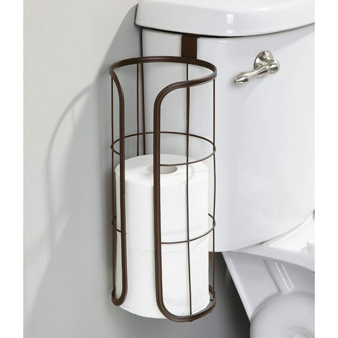 mDesign Over-The-Tank Toilet Paper Holder