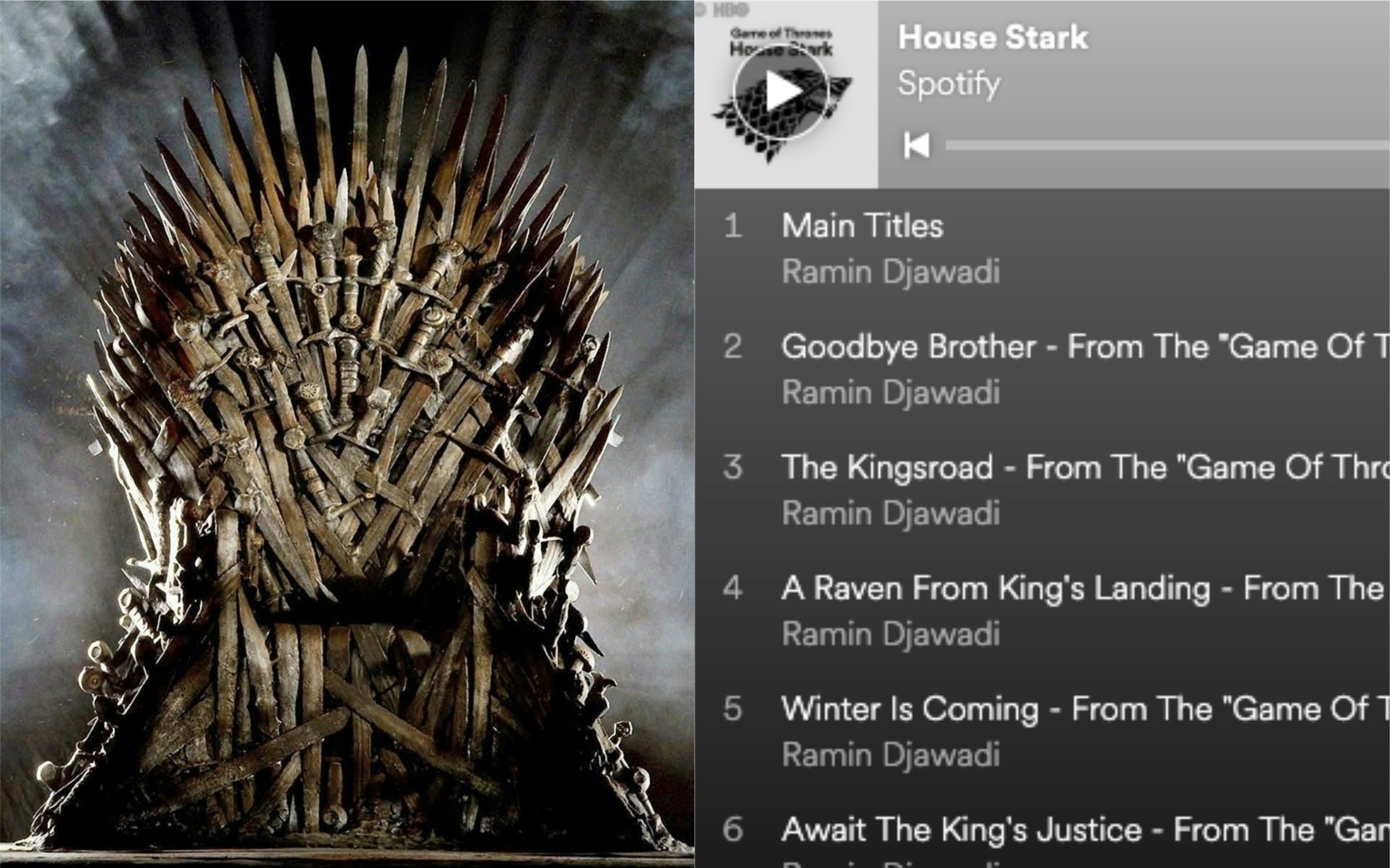 Spotifys Game Of Thrones Playlists For Different Houses