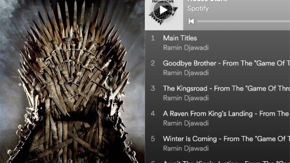 Spotify S Game Of Thrones Playlists For Different Houses Will