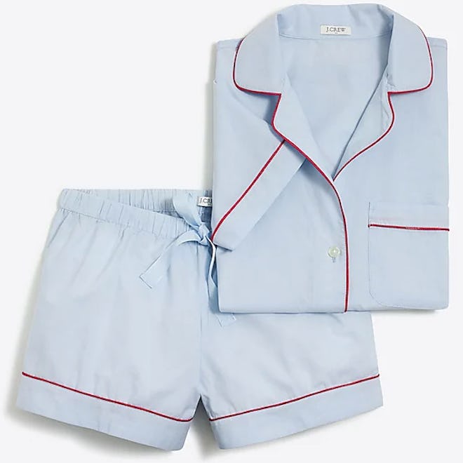 Short-sleeve end-on-end pajama set