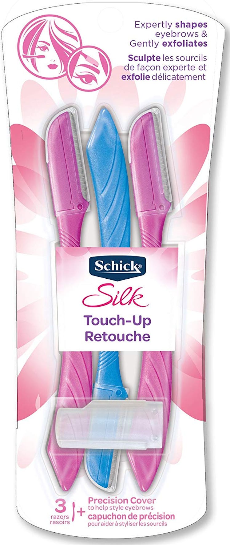 Schick Silk Touch-Up Dermaplaning Tool (Pack of 3)
