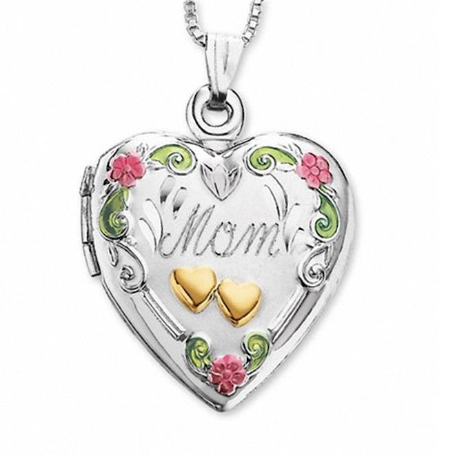 "Mom" Heart Locket 