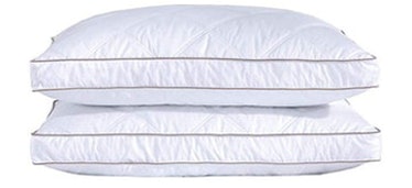 Puredown Natural Goose Down Feather Pillows (Set of 2)