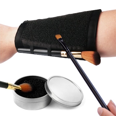 Esarora Makeup Brushes Color Removal Sponge & Armband