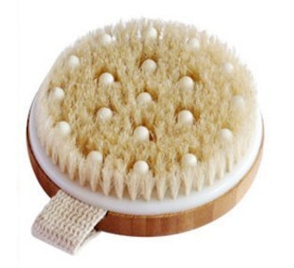 This CSM brush is one of the best body scrubbers for wet or dry brushing.