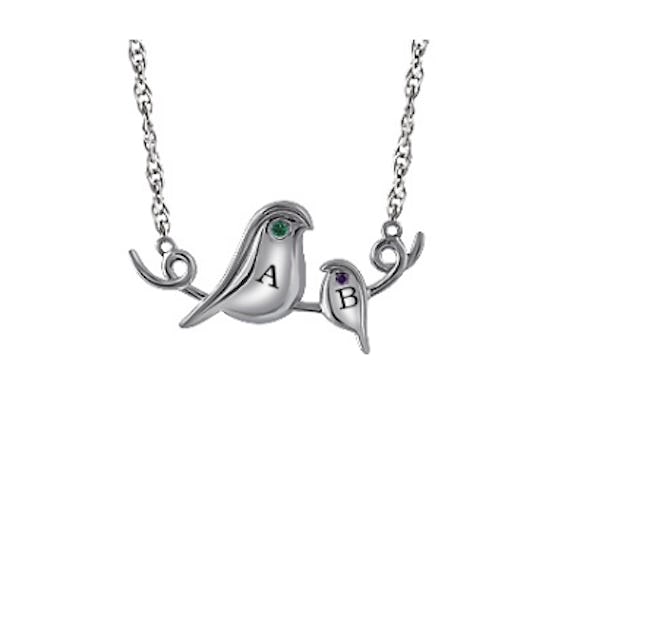 Birds Family Necklace