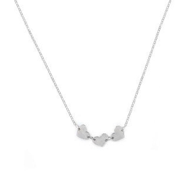  Engravable 3-Heart Necklace