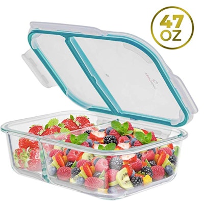 47-OZ Glass Meal Prep Containers