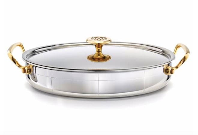 Platine Oval Roasting Pan With Lid