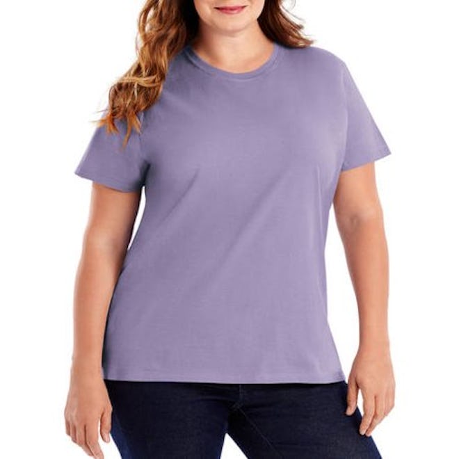 Hanes Women's Plus Size Lightweight Short Sleeve T-shirt