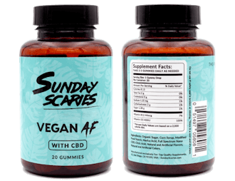 Sunday Scaries Vegan AF Gummies With CBD 