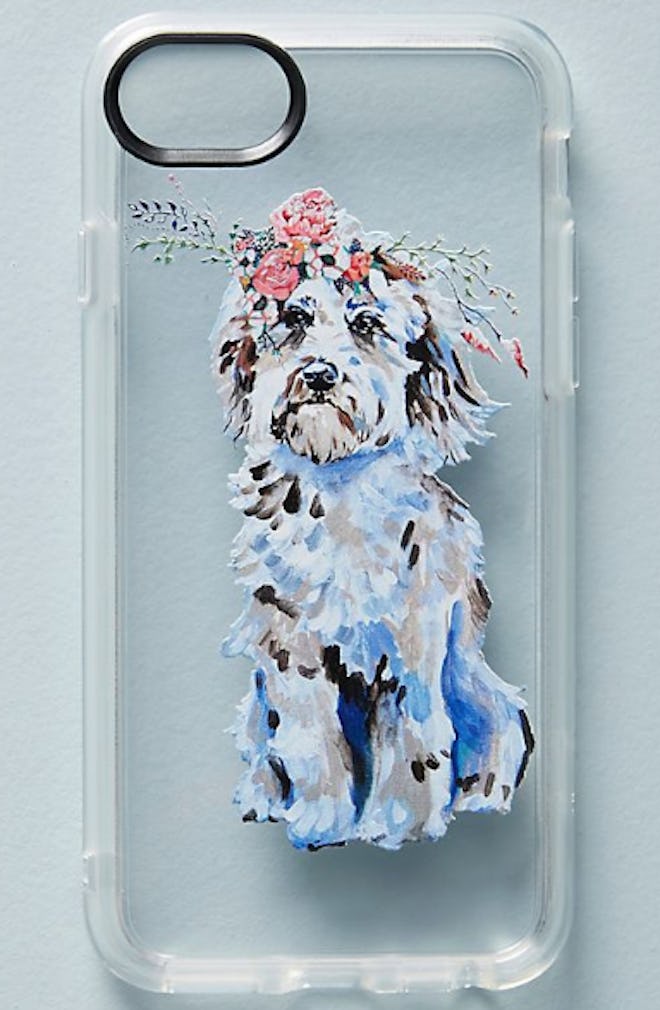 Casetify Dog in Bloom iPhone Case