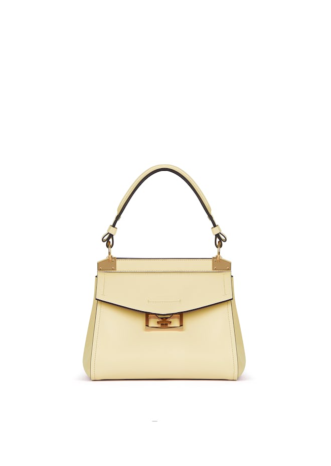 Smal Mystic Bag in Pale Yellow Soft Leather