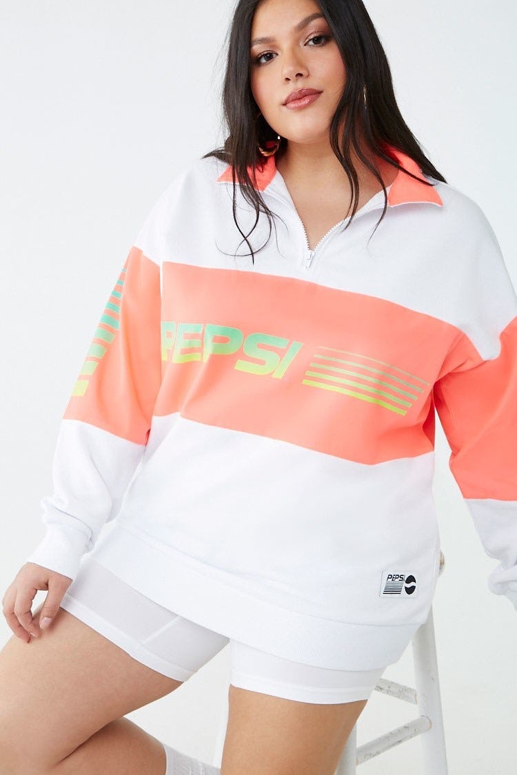 Pepsi windbreaker clearance forever 21