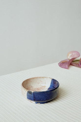 Small Ceramic Bowl in Navy Dip